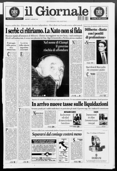 Il giornale : quotidiano del mattino